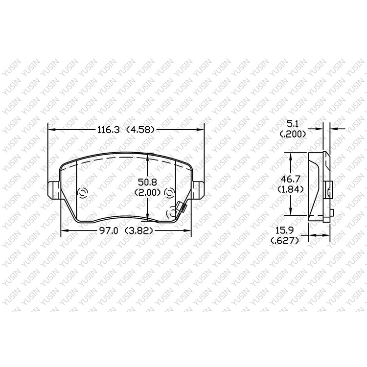 D1491 Front Brake Pad