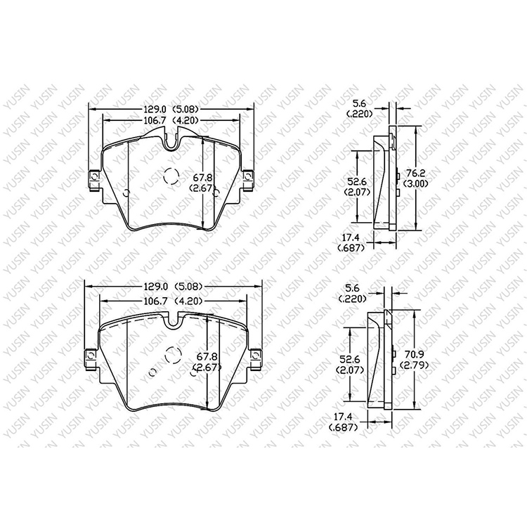 D1892 Front Brake Pad