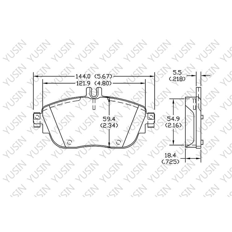 D1694 Front Brake Pad